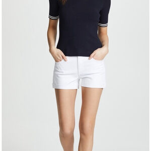 NWT Paige Jimmy Jimmy Shorts Raw Hem Cuff Jean Size:33 Stretch Women